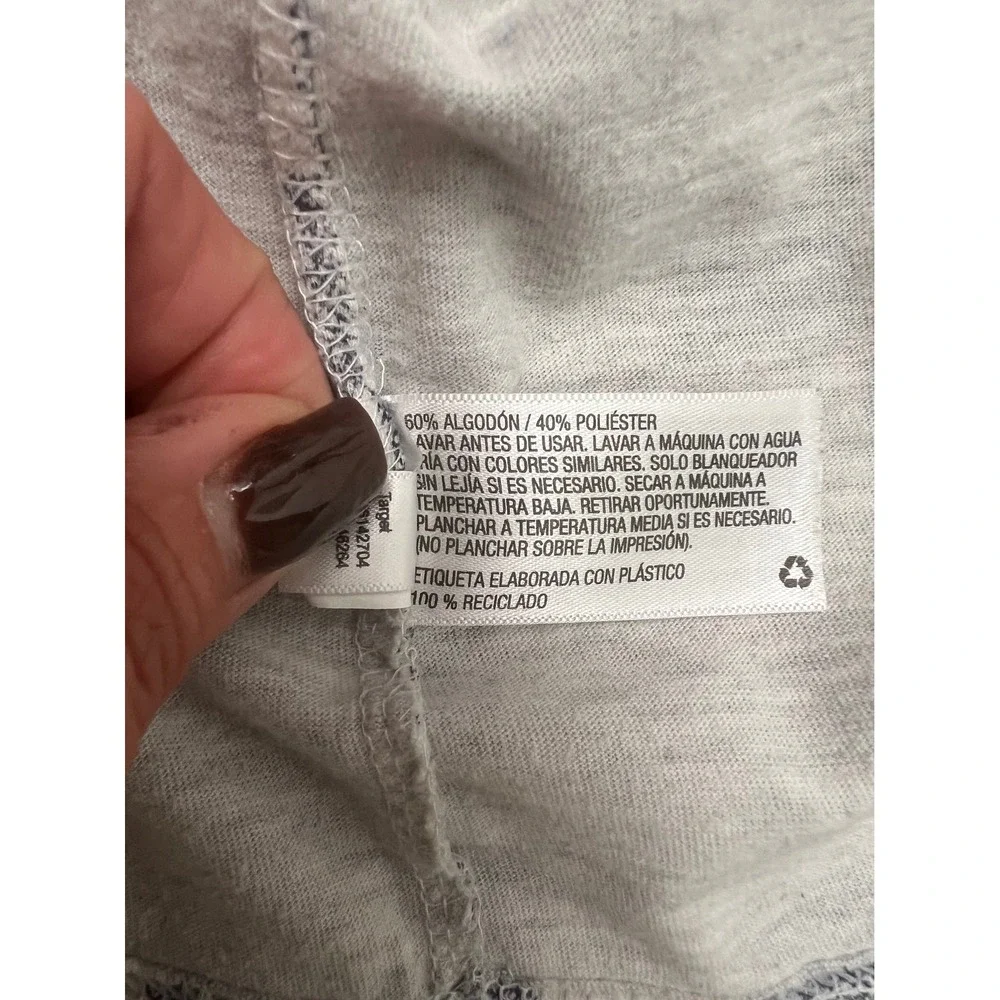 Cat & Jack Boys XL (16) Shirt‎ 60% Cotton 40% Polyester Gray Checkerboard